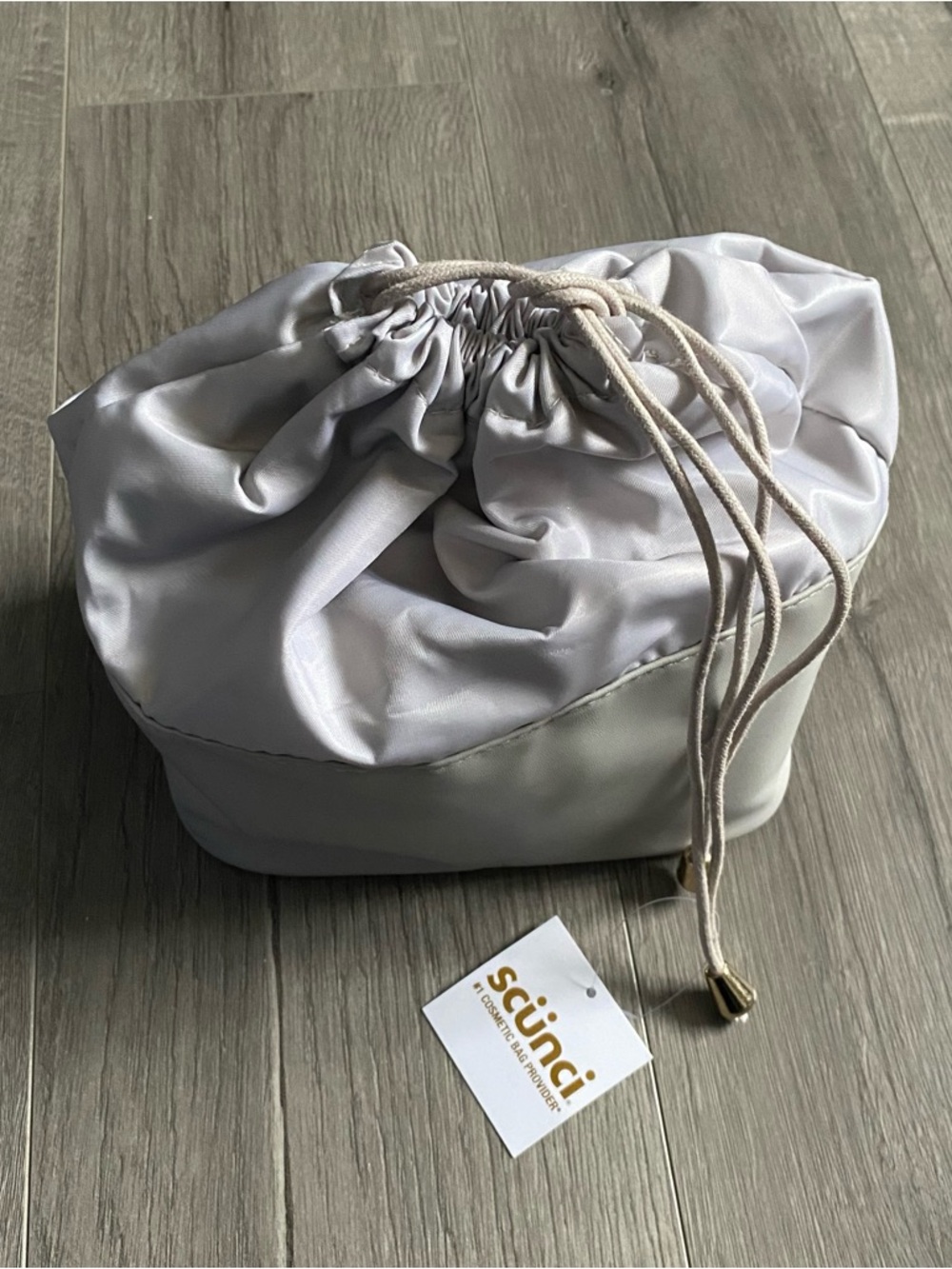 NEW scunci Top Drawstring Cosmetic bag